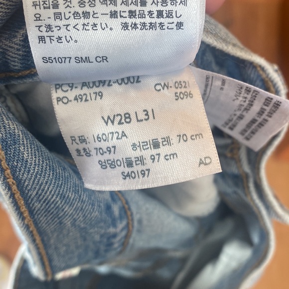 LEVI'S HIGH WAISTED STRAIGHT JEAN - JOE
STONED - Picture 4 of 6